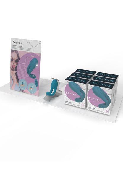 Xocoon Love Connection Couples Ring Retail Shelf Pack PETROL - 4