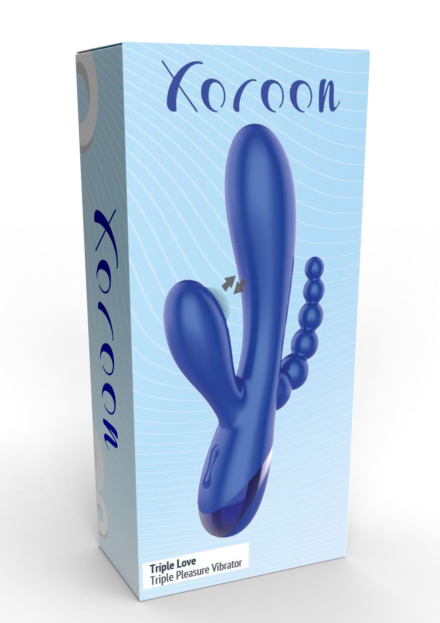 Xocoon Triple Love Vibrator BLUE - 9