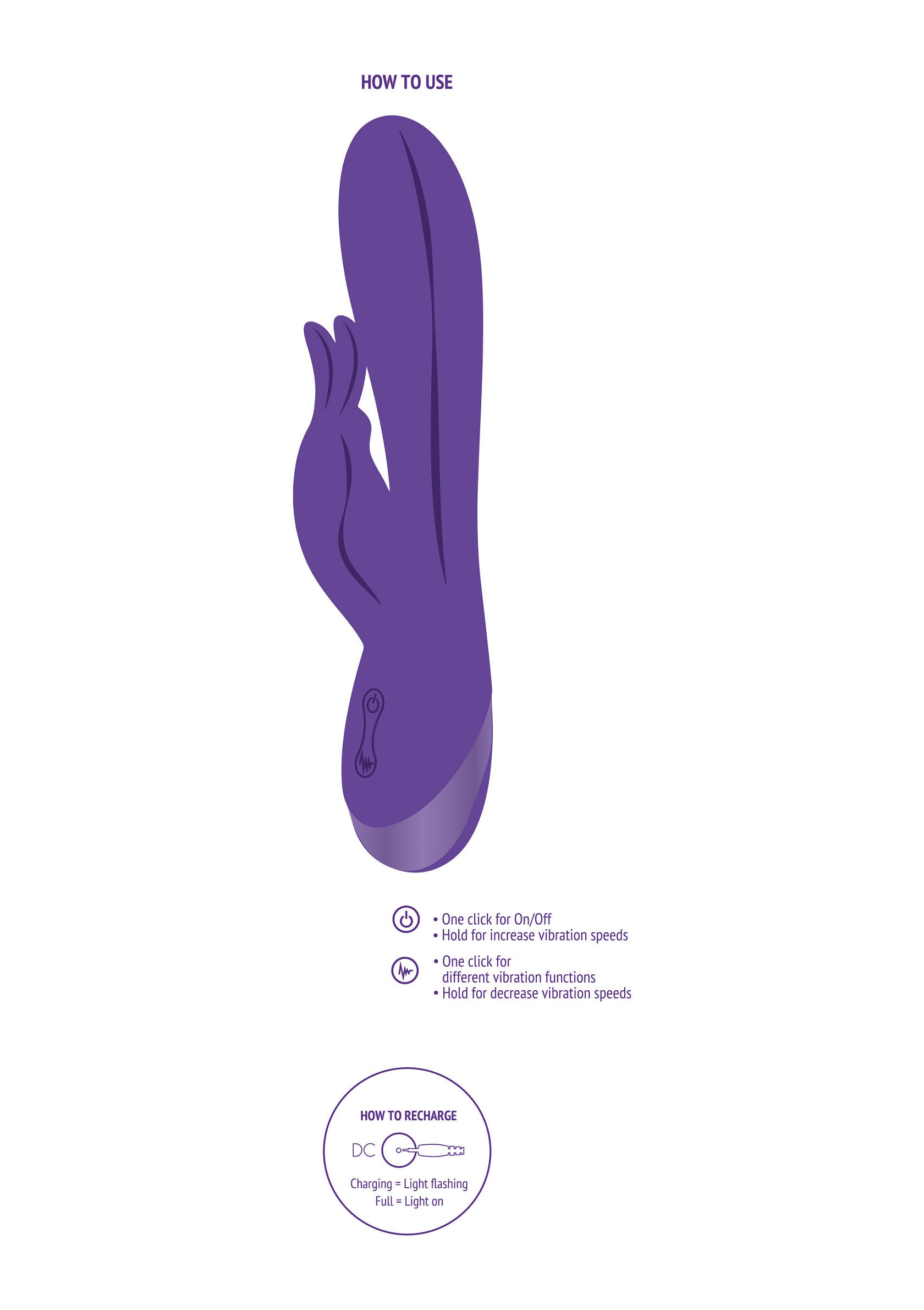 Xocoon Unlimited Love G-Spot Rabbit Vibrator PURPLE - 5