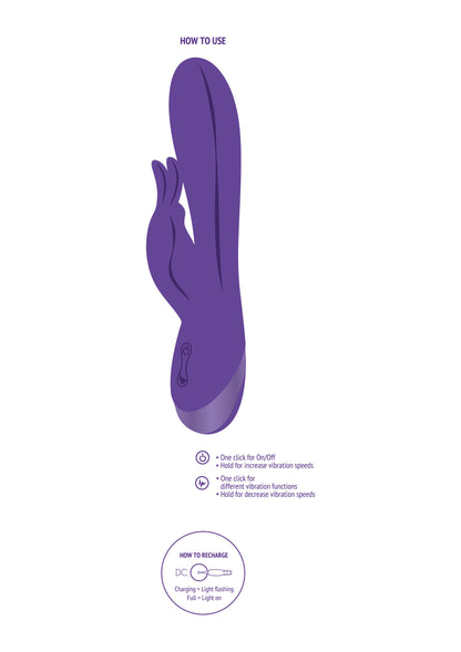 Xocoon Unlimited Love G-Spot Rabbit Vibrator PURPLE - 5