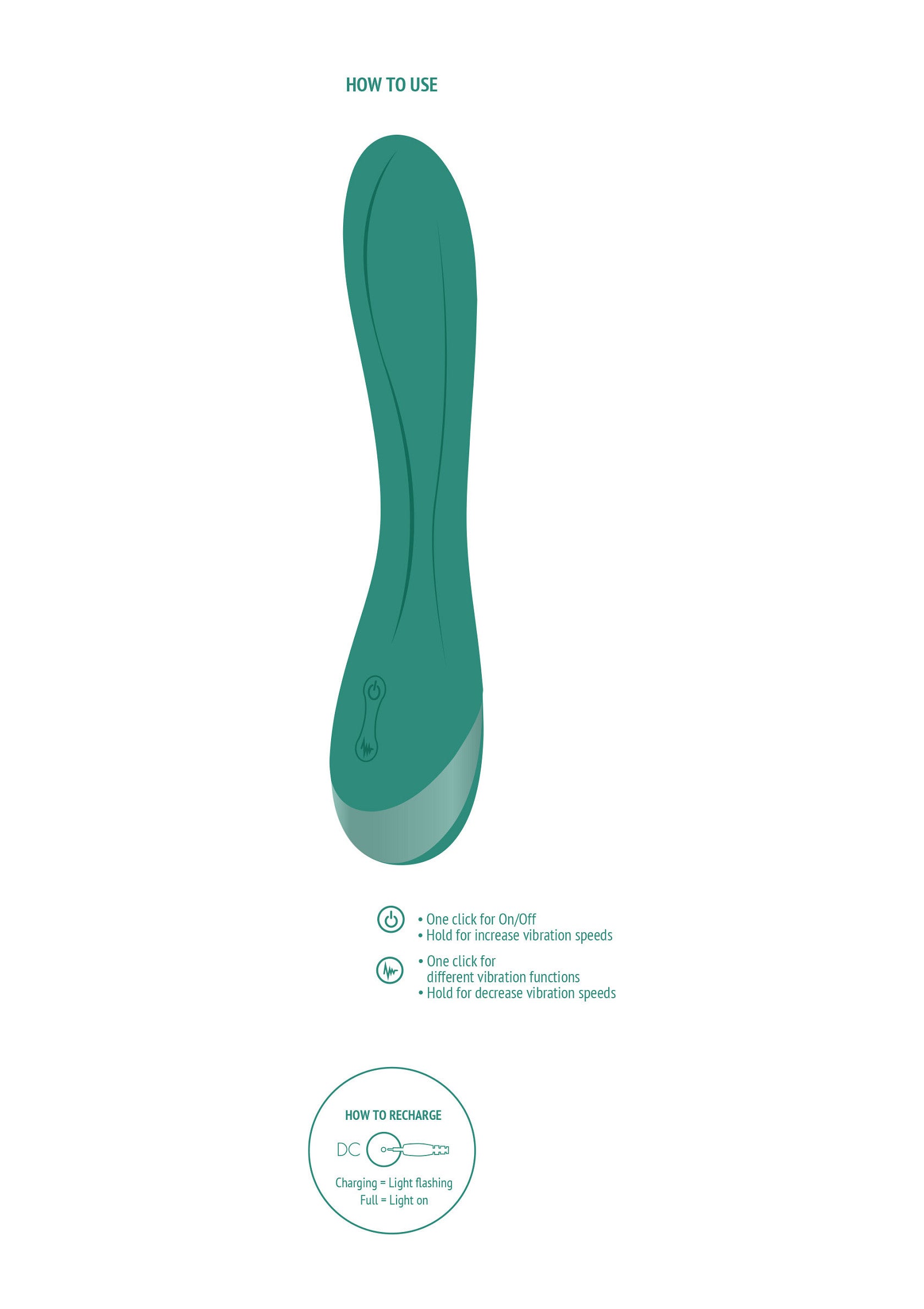 Xocoon Timeless Love G-Spot Vibrator GREEN - 3