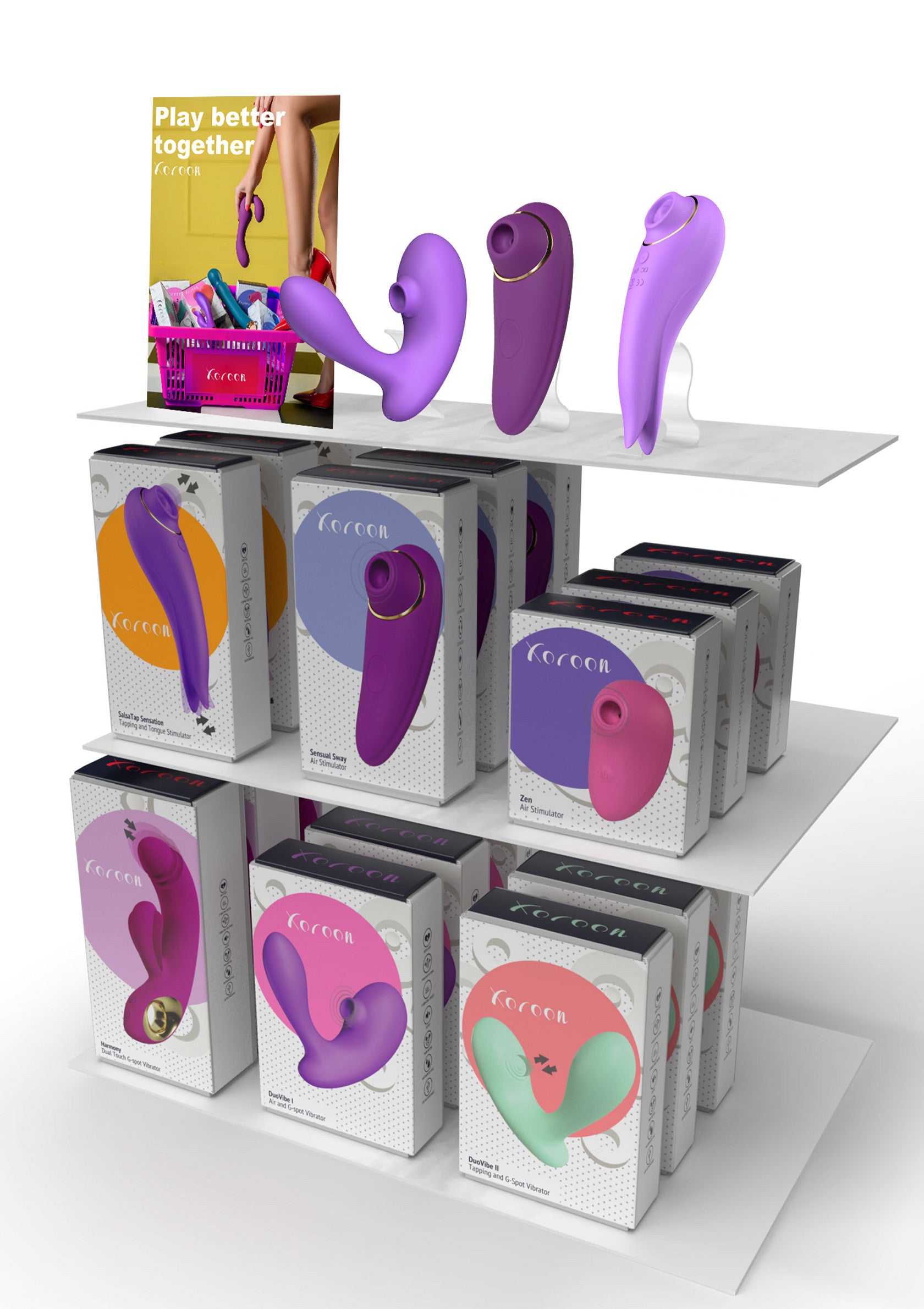 Xocoon Set 4 Retail Shelf Pack MULTICOLOR - 0