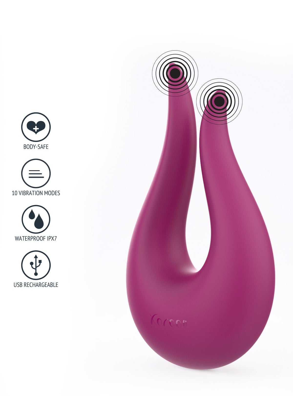 Soft Flame Stimulator FUCHSIA - 4