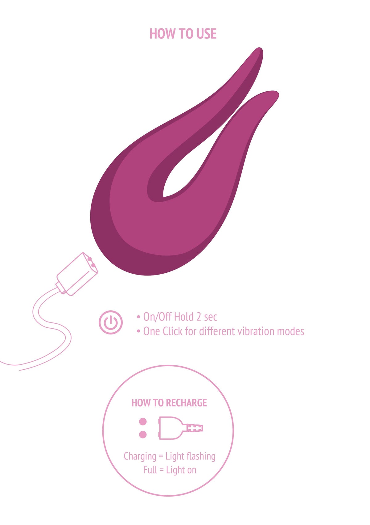 Soft Flame Stimulator FUCHSIA - 7
