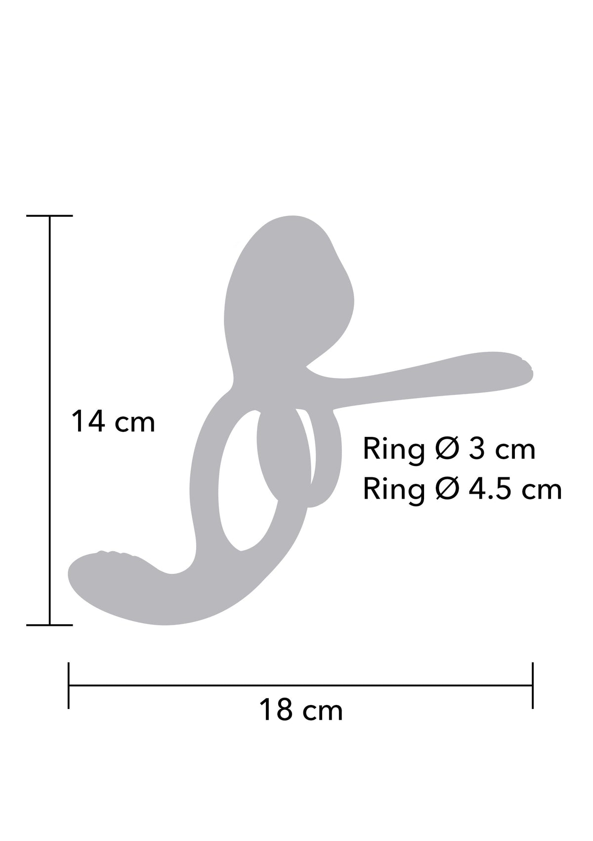 Dualdrive Couples Slimline Vibrator Ring BLUE - 4