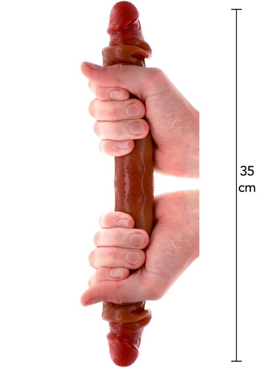 Foreskin Double Dong Silicone 35 cm