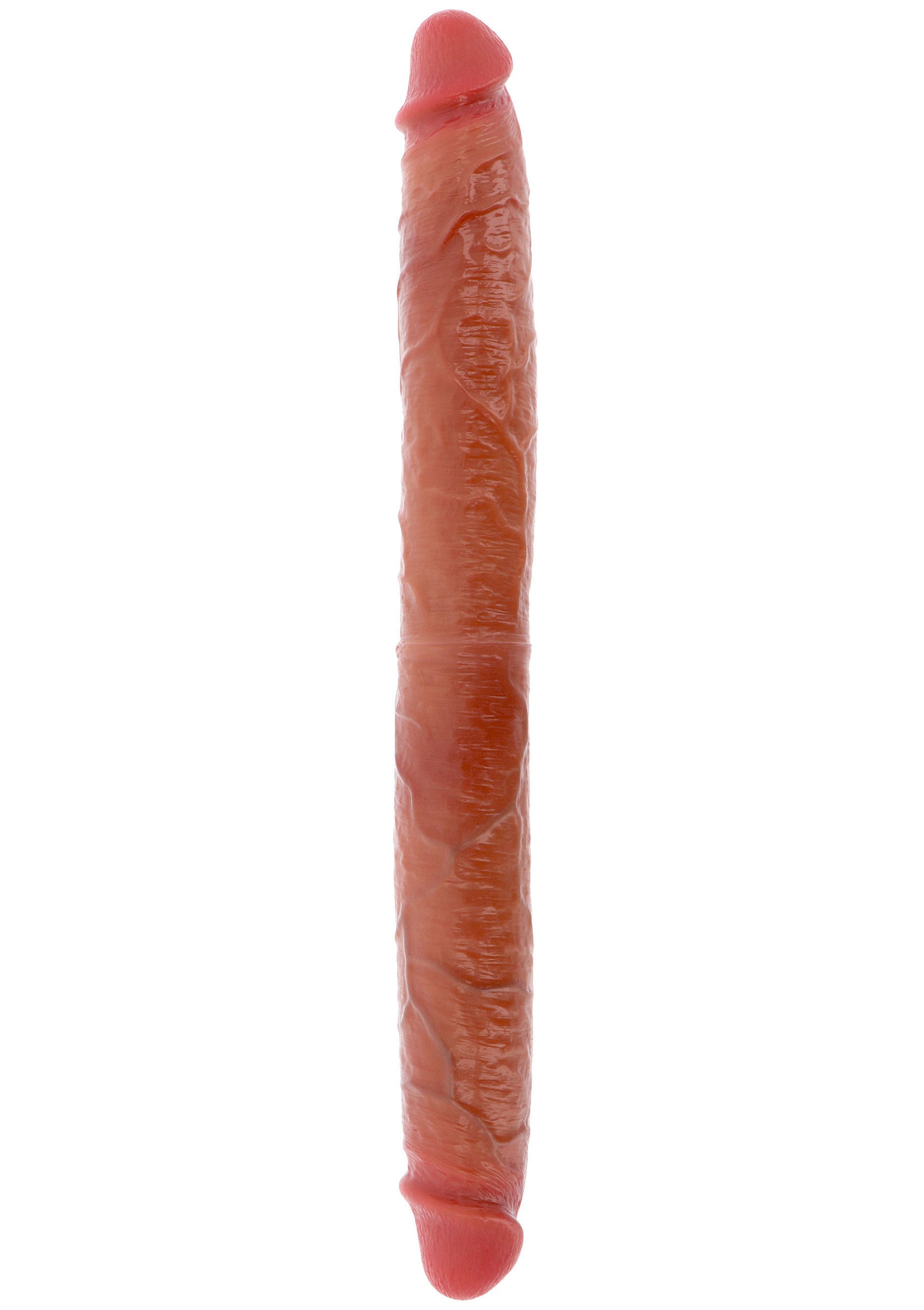 ToyJoy Get Real Silicone Foreskin Double Dong 46 cm CARAMEL - 5