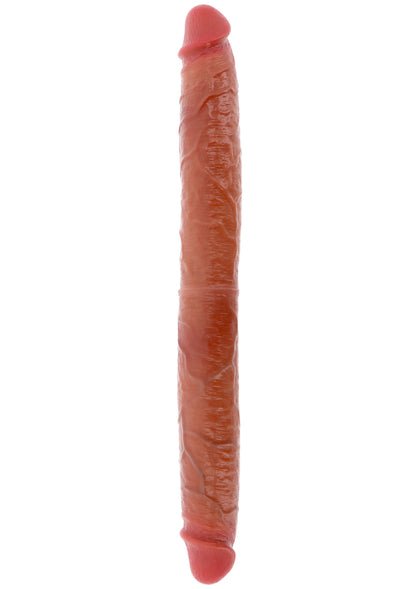 ToyJoy Get Real Silicone Foreskin Double Dong 46 cm CARAMEL - 5