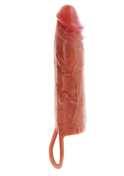 Hydrated Skin Penis Sleeve Silicone 20 cm CARAMEL - 0