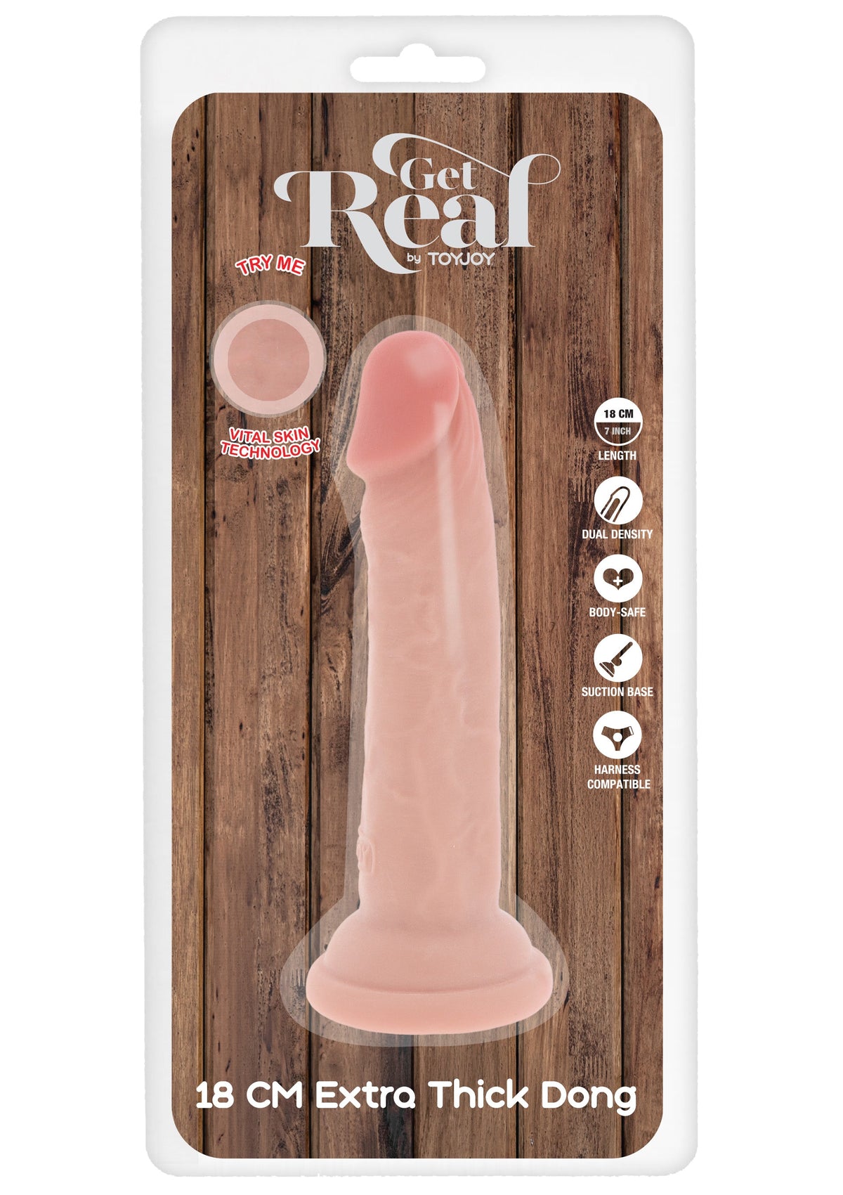 Deluxe Dual Density Thick Dong TPE 18 cm SKIN - 2