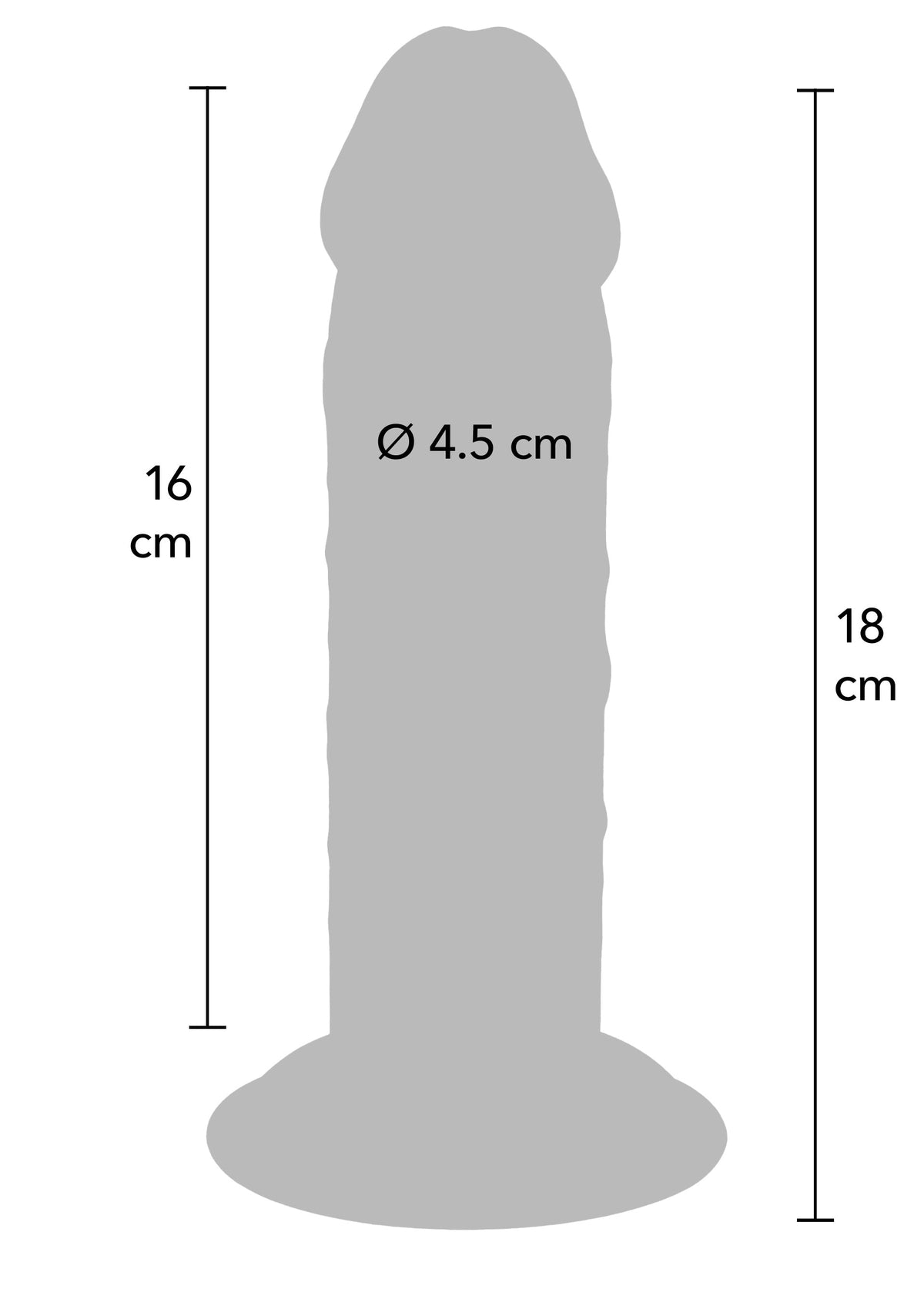 Deluxe Dual Density Thick Dong TPE 18 cm SKIN - 3