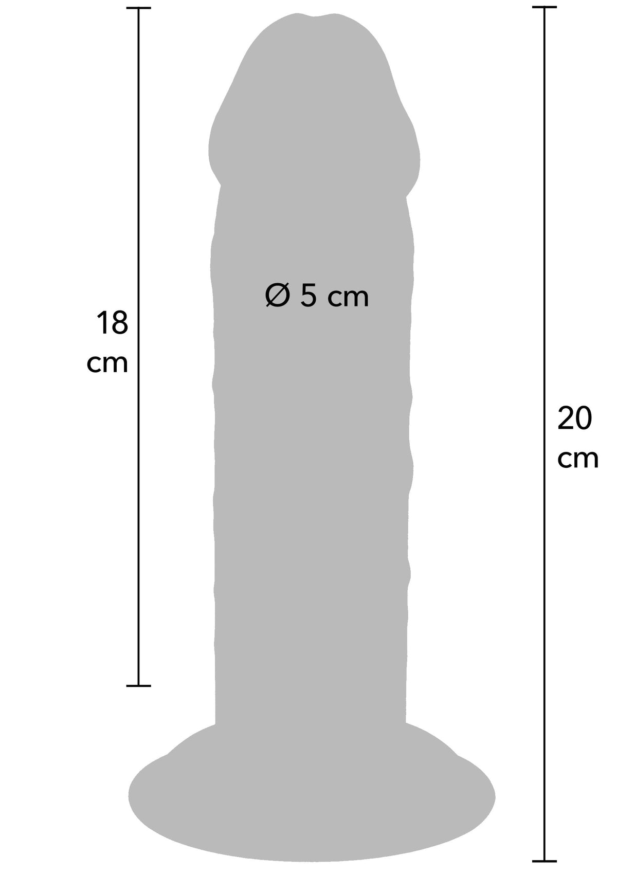 Deluxe Dual Density Thick Dong TPE 20 cm SKIN - 3