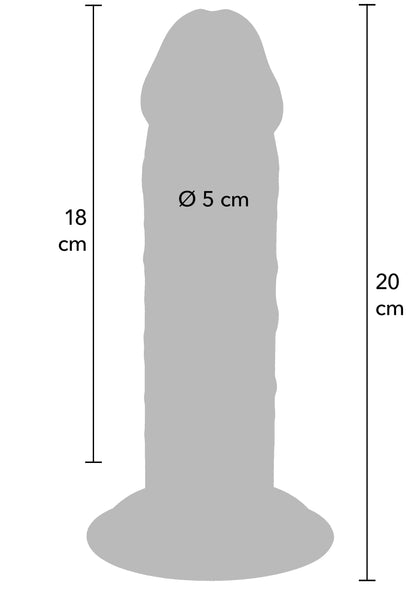 Deluxe Dual Density Thick Dong TPE 20 cm SKIN - 3
