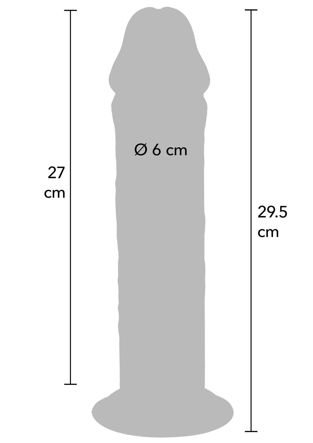Deluxe Dual Density Thick Dong TPE 29.5cm SKIN - 3