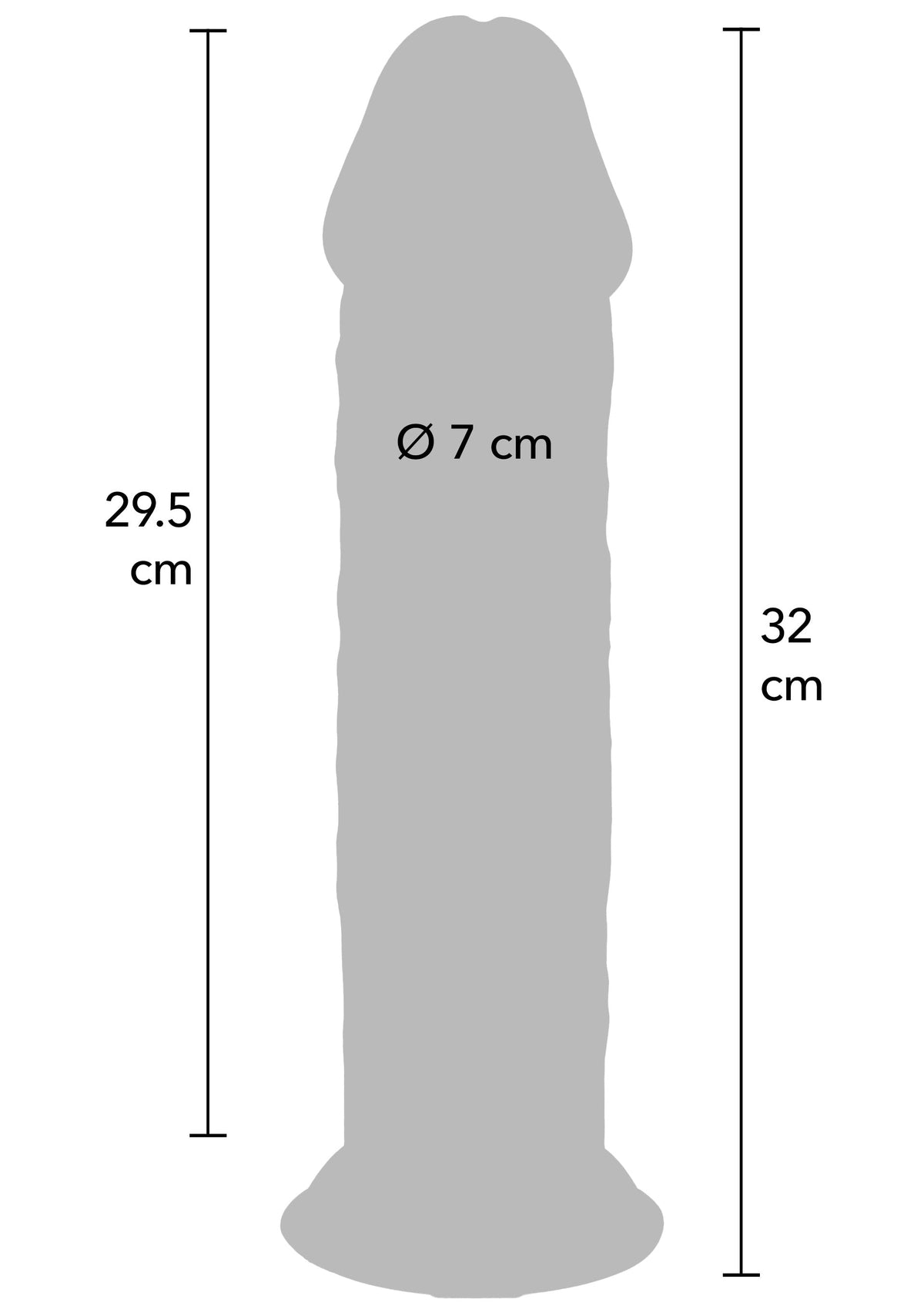 Deluxe Dual Density Thick Dong TPE 32 cm SKIN - 3