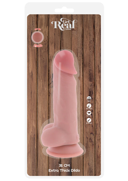 Deluxe Dual Density Thick Dildo TPE 31 cm SKIN - 2