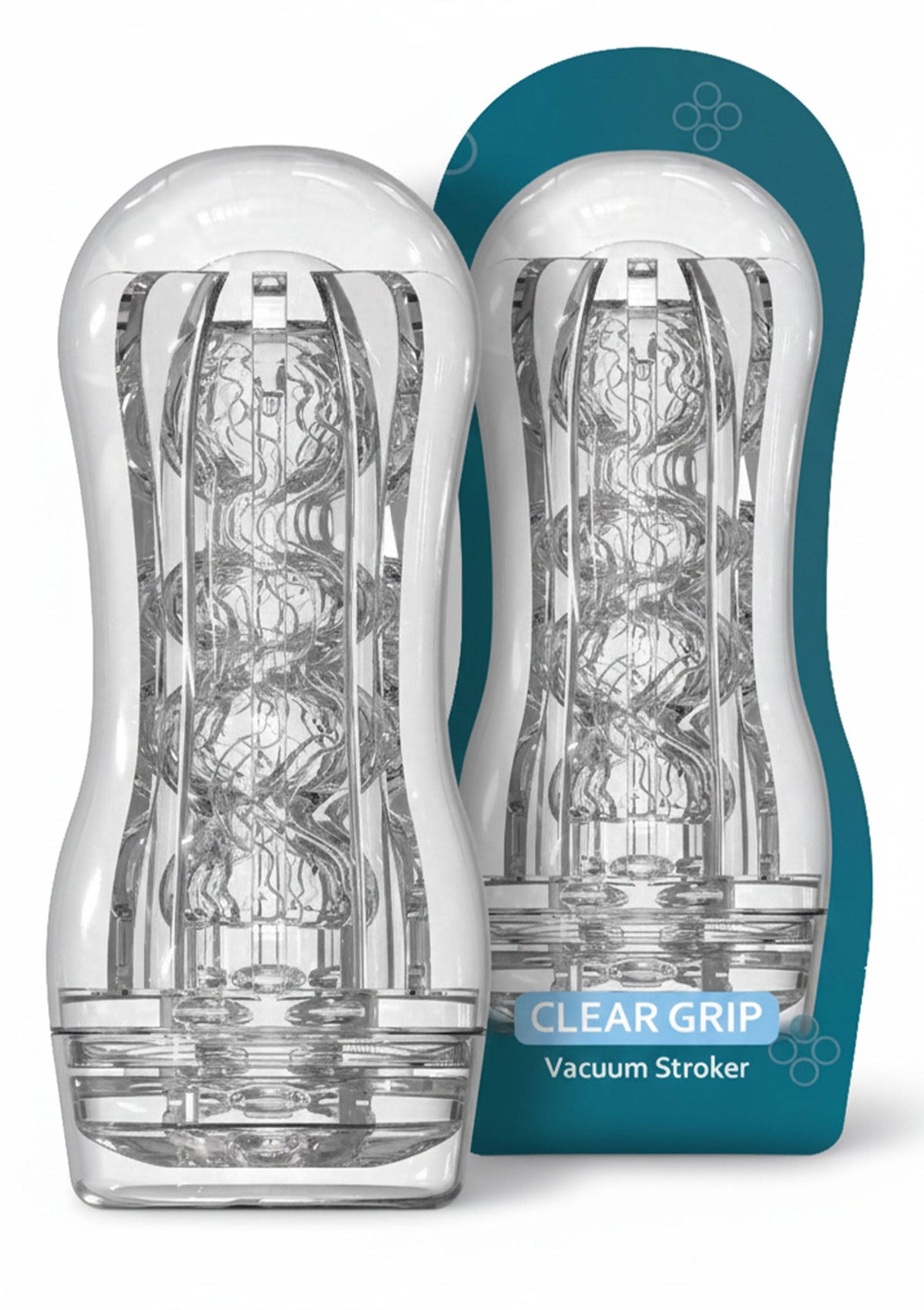 Clear Grip Vacuum Stroker CLEAR - 3