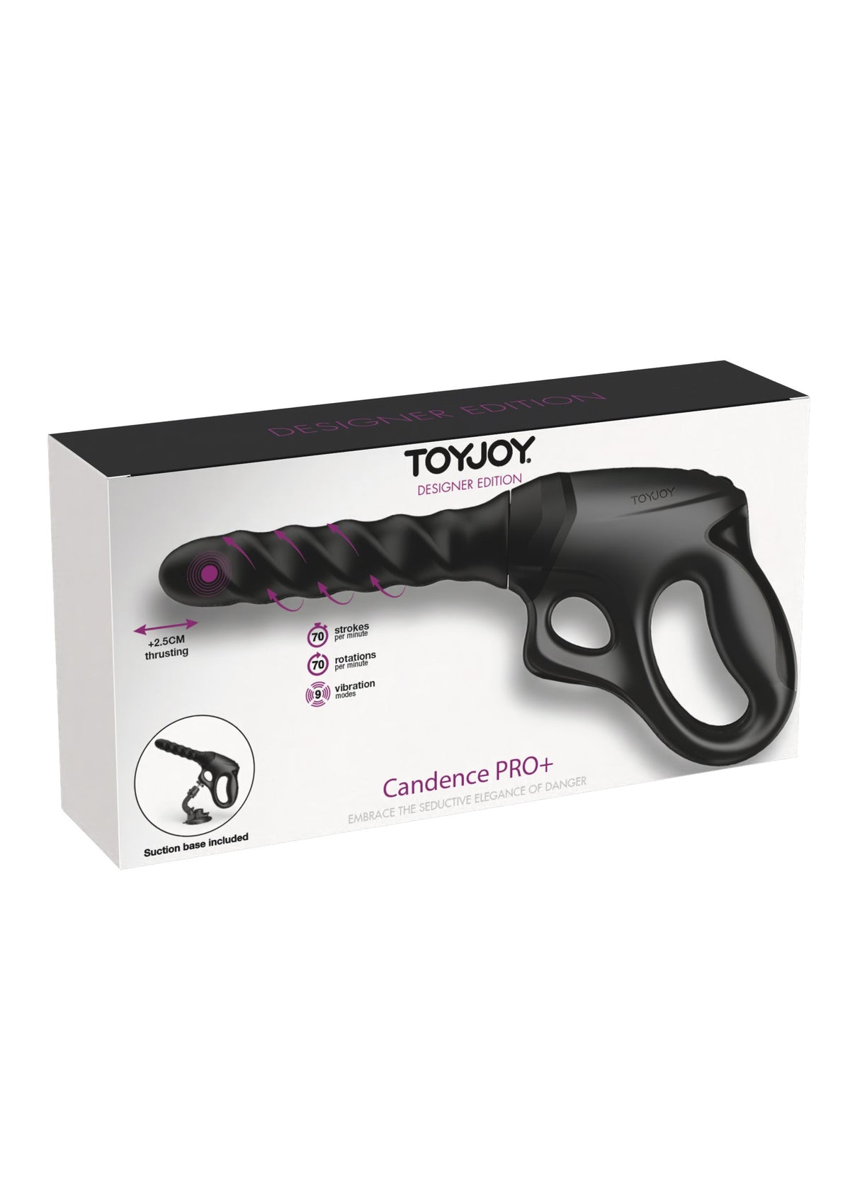 Cadence PRO+ Gun Vibrator BLACK - 1