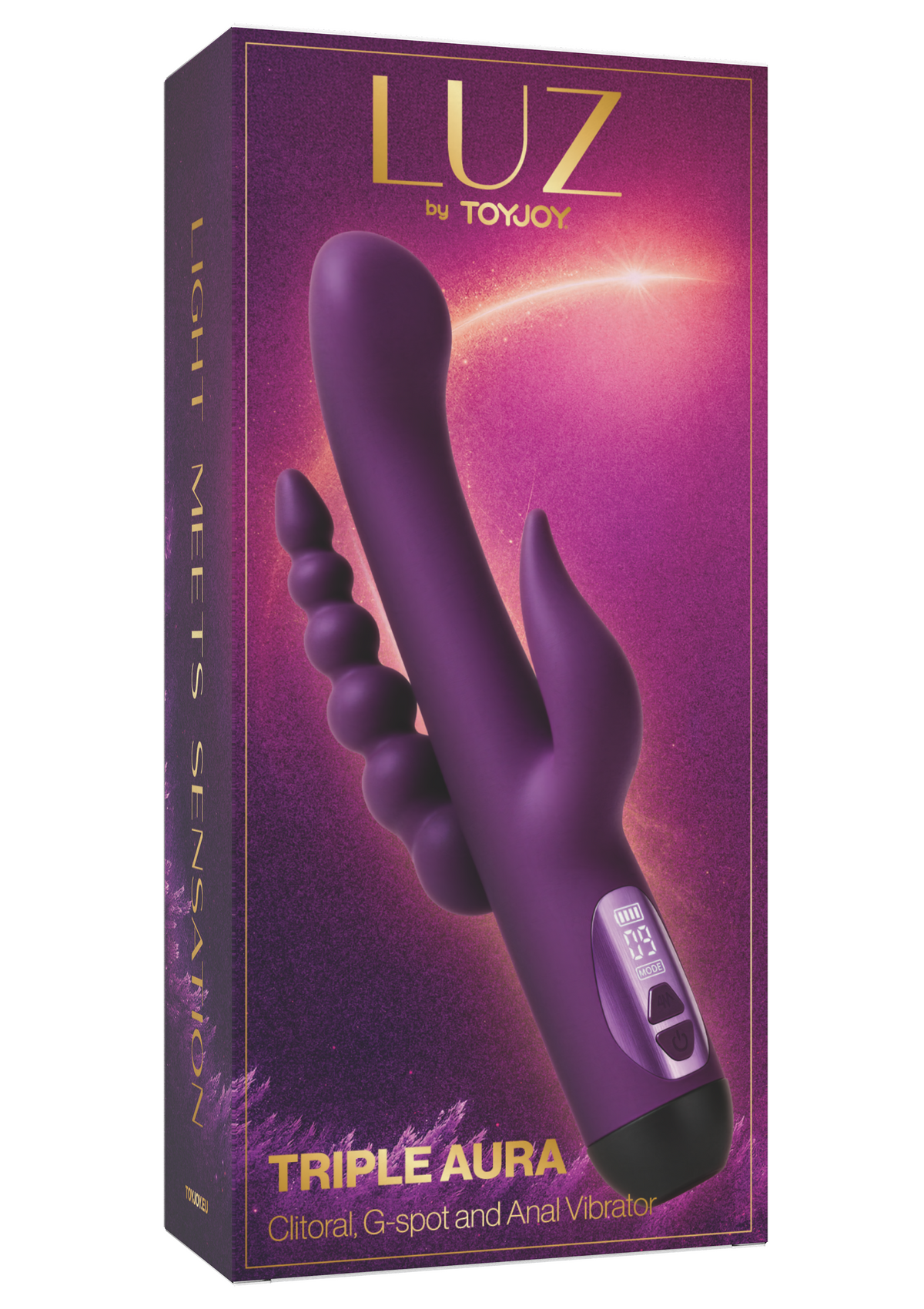 Triple Aura G-Spot Vibrator PURPLE - 1