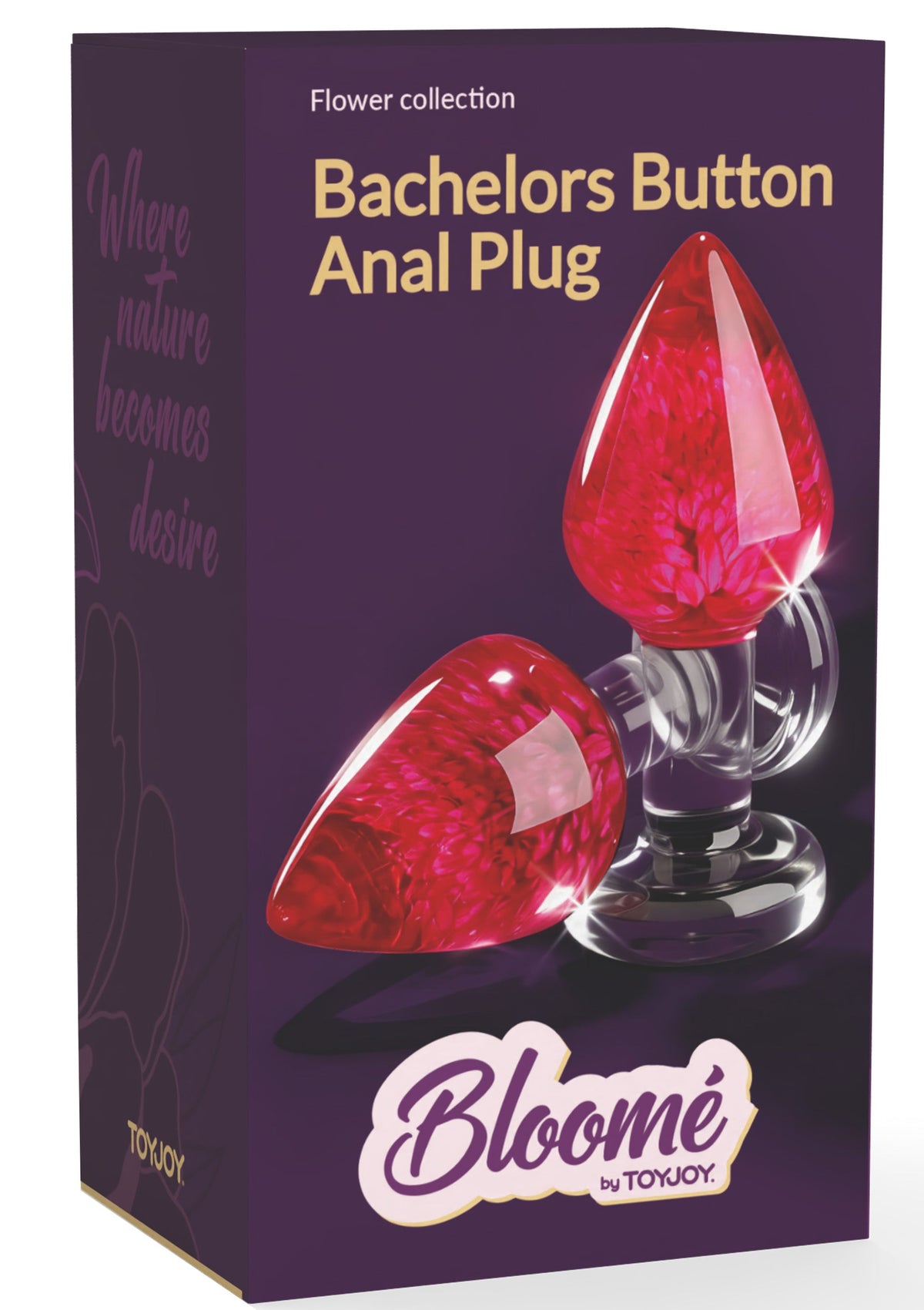 Bachelors Button Anal Plug Medium CLEAR - 1