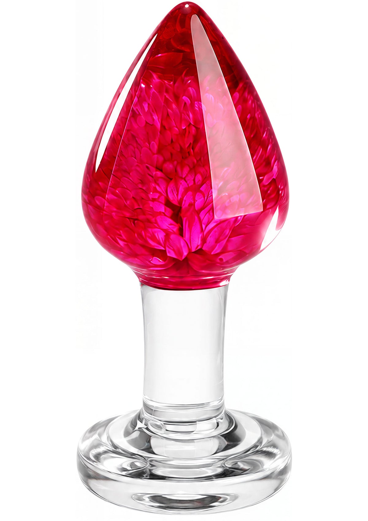 Bachelors Button Anal Plug Medium CLEAR - 2