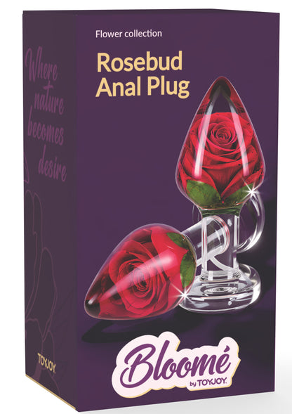 Rosebud Anal Plug Medium CLEAR - 1
