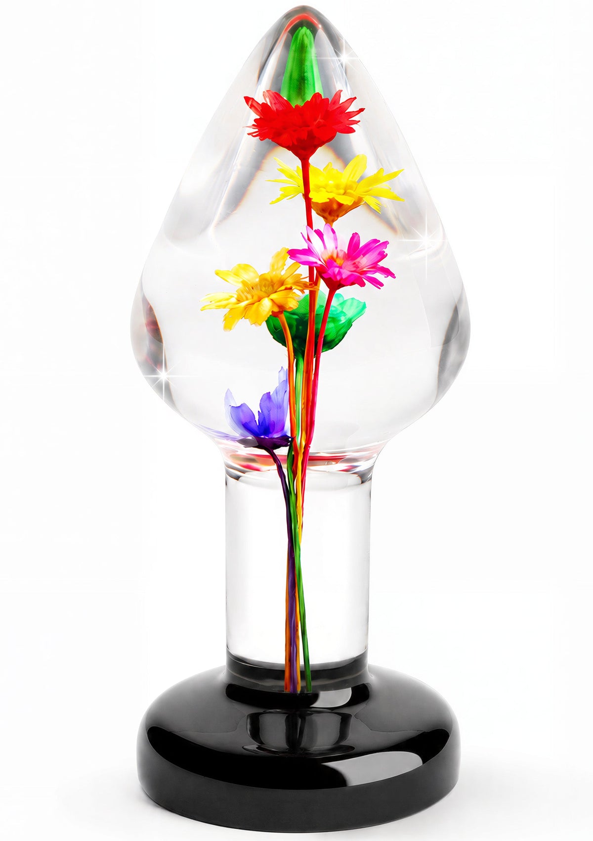 Everlasting Bloom Anal Plug Medium CLEAR - 2
