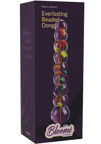 Everlasting Bloom Beaded Dong CLEAR - 1