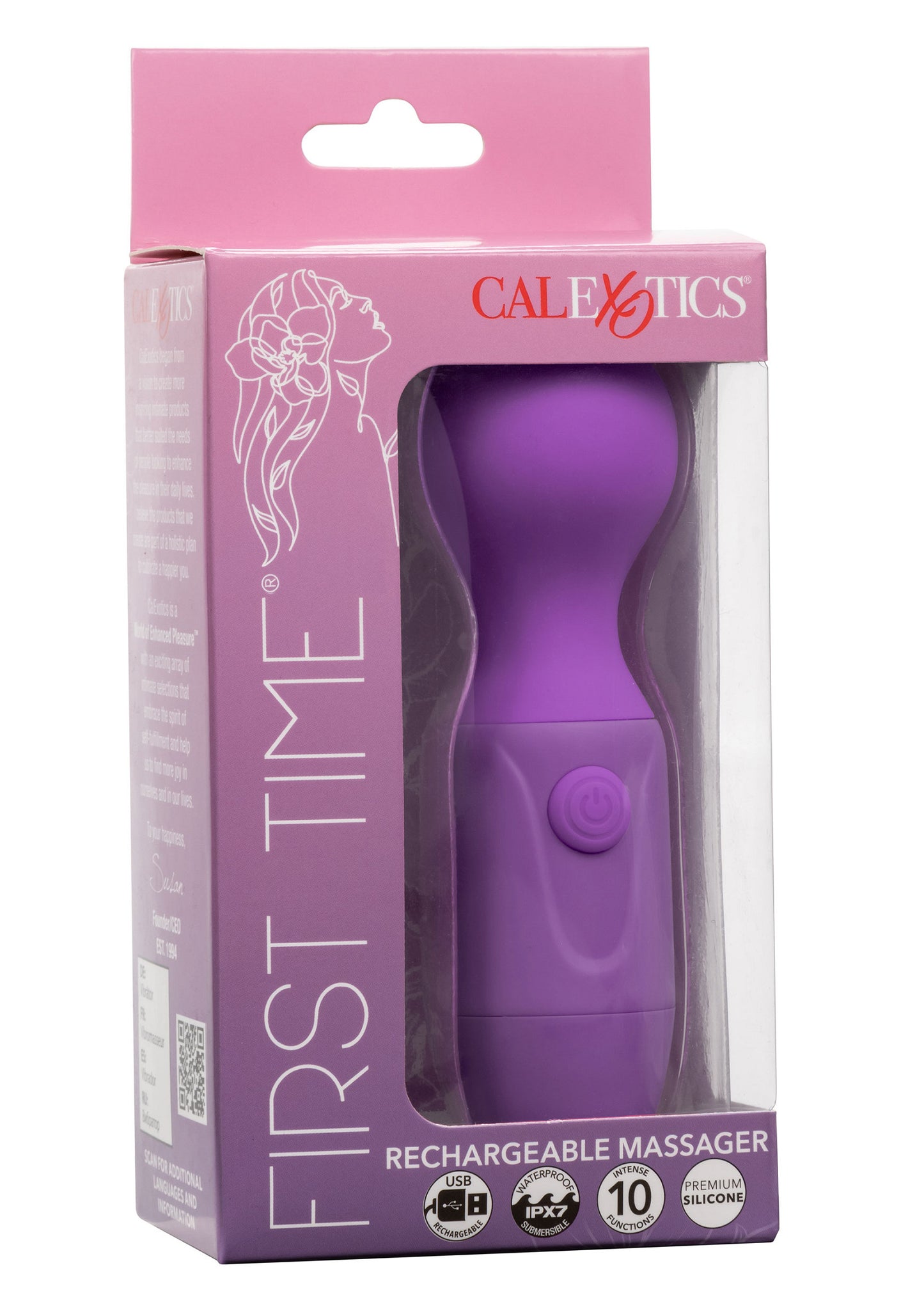 CalExotics First Time Rechargeable Massager PURPLE - 3