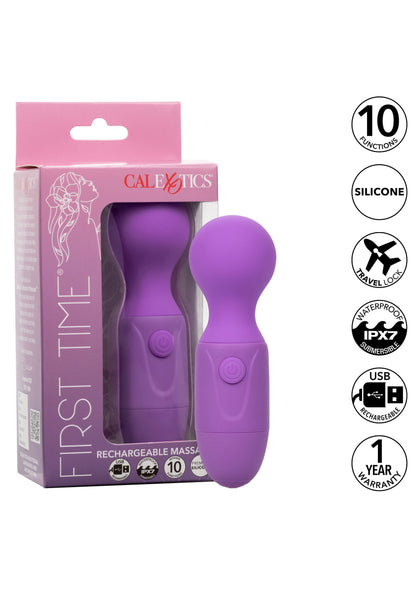 CalExotics First Time Rechargeable Massager PURPLE - 9