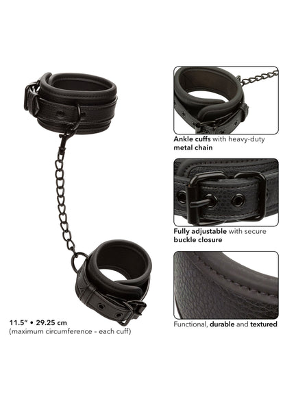 Nocturnal Ankle Cuffs BLACK - 1