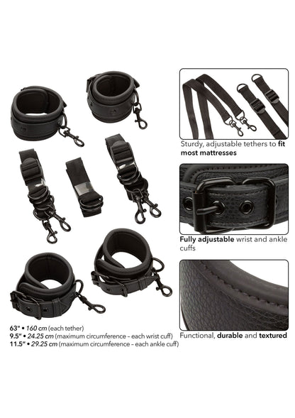 Nocturnal Bed Restraints BLACK - 3