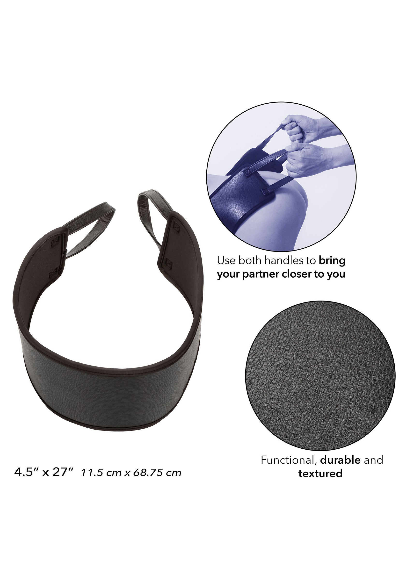 CalExotics Nocturnal Doggy Style Strap BLACK - 1