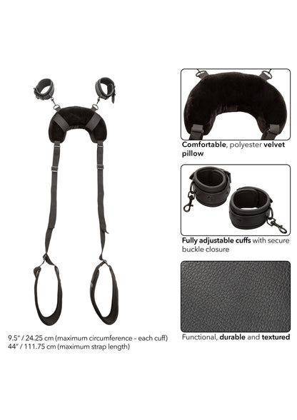 CalExotics Nocturnal Position Strap with Pillow BLACK - 1