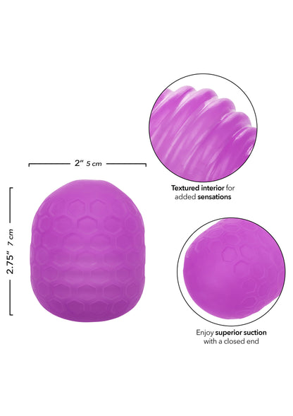 CalExotics Pop Sock Textured PURPLE - 8