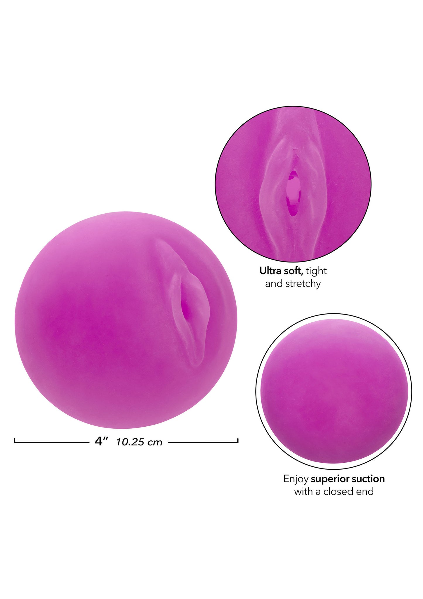 CalExotics Pop Sock Pussy PURPLE - 6