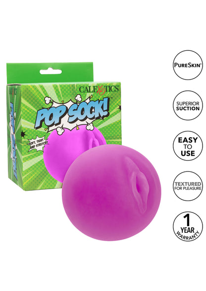 CalExotics Pop Sock Pussy PURPLE - 2