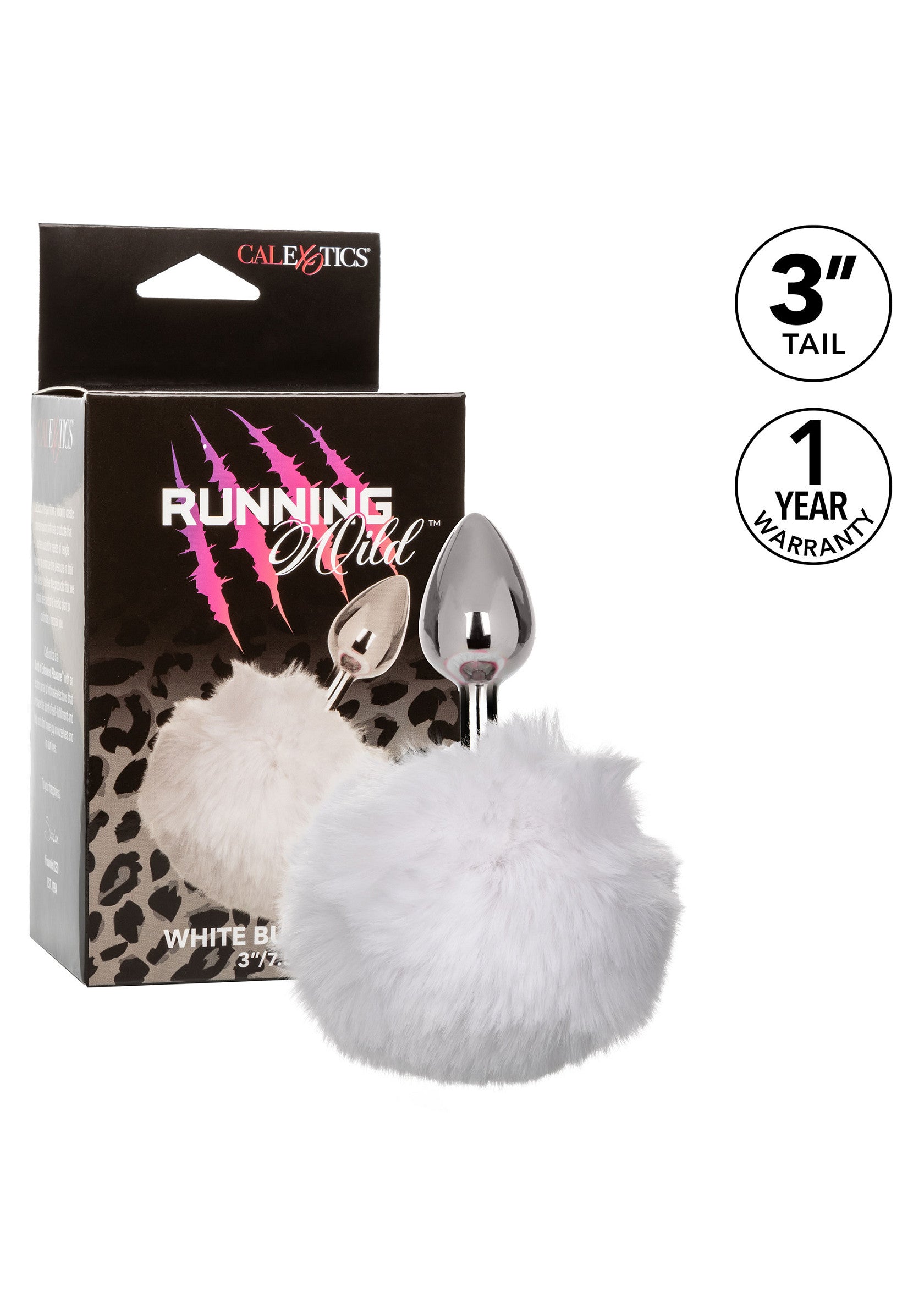 CalExotics Running Wild Bunny WHITE - 0