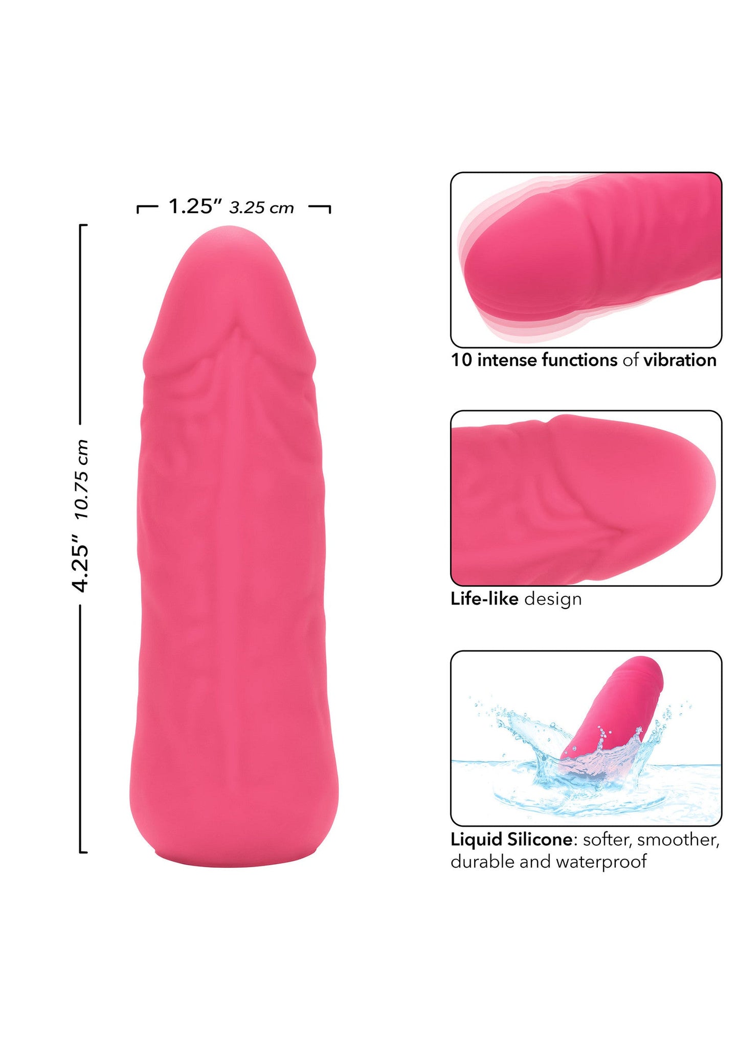 Mini Vibrating Studs ORANGE - 15