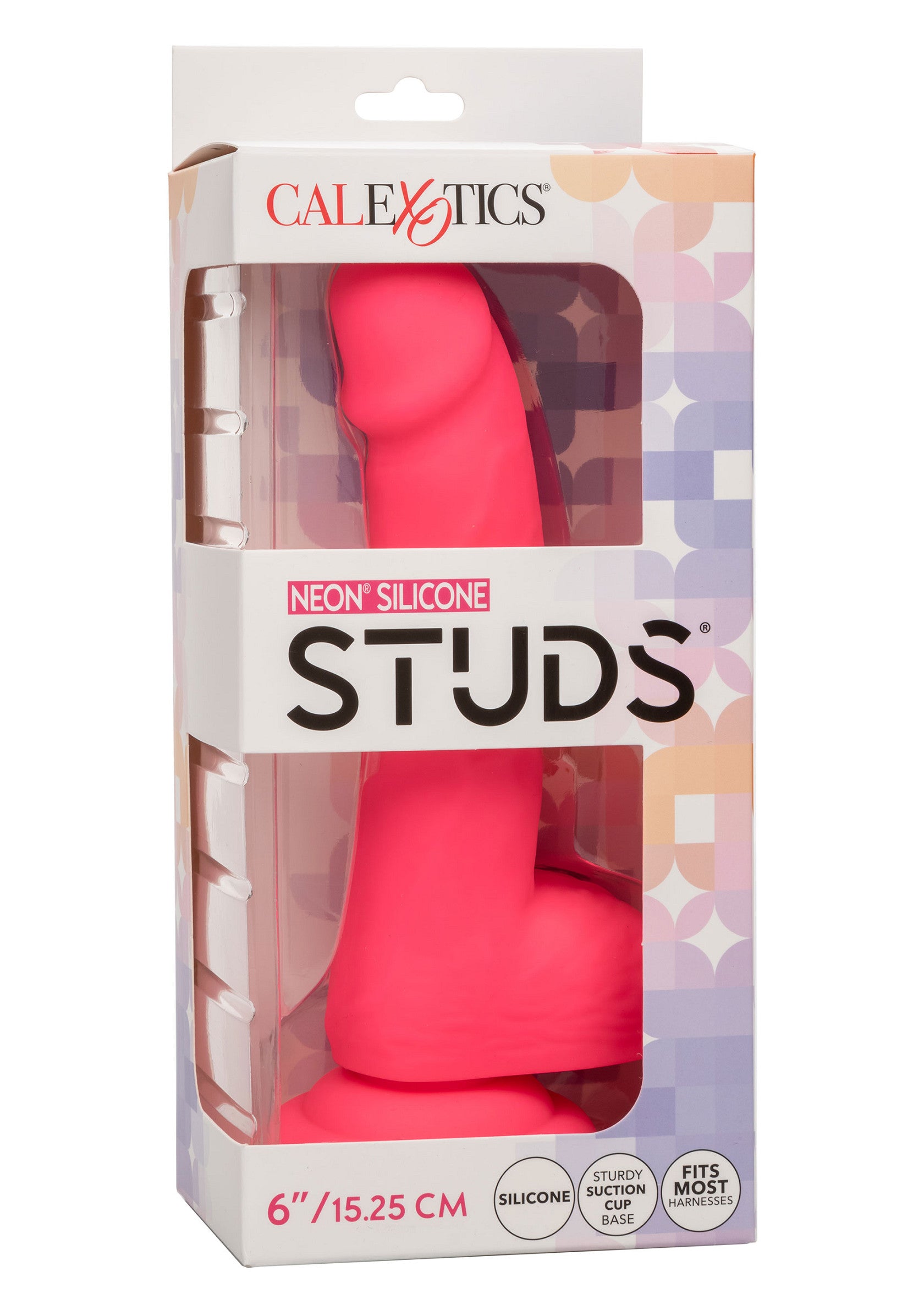 CalExotics Neon Silicone Studs 6' PINK - 8
