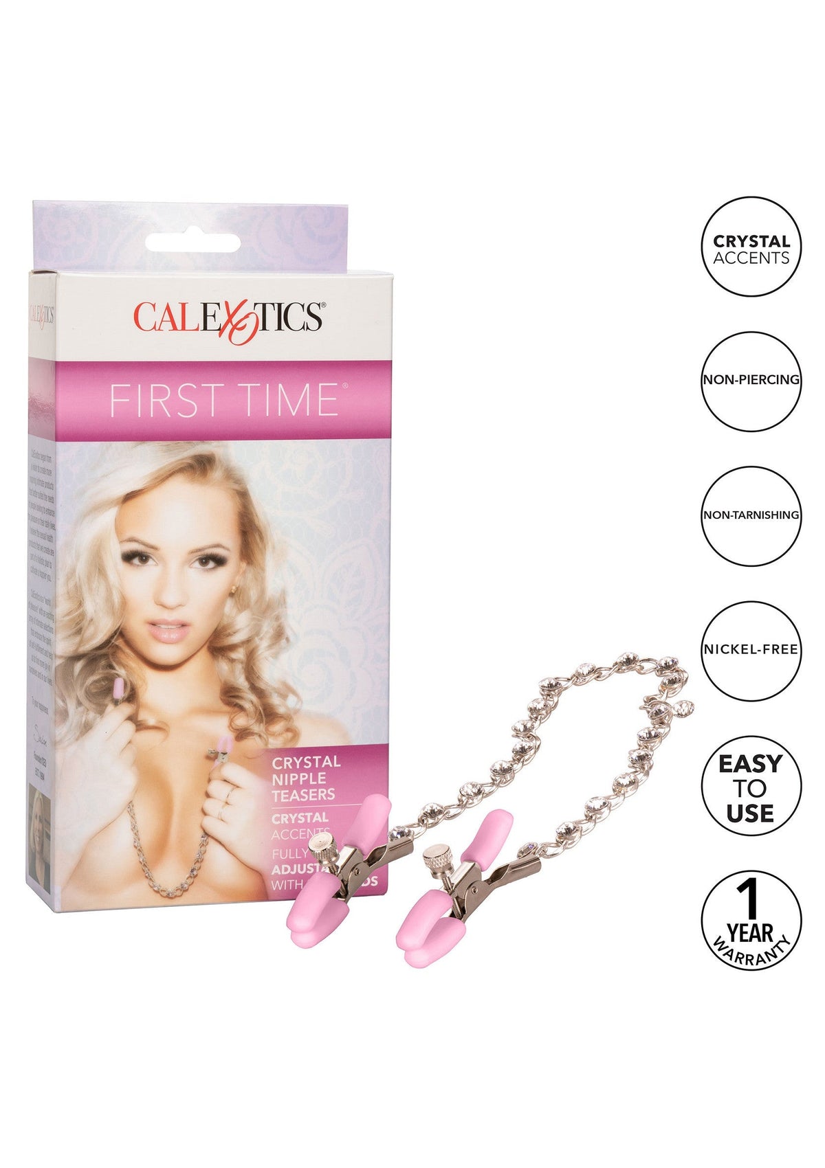 Crystal Nipple Teasers PINK - 4