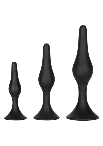 Silicone Anal Starter Kit BLACK - 0