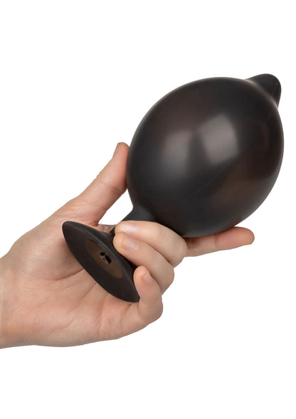 XL Silicone Inflatable Plug BLACK - 5