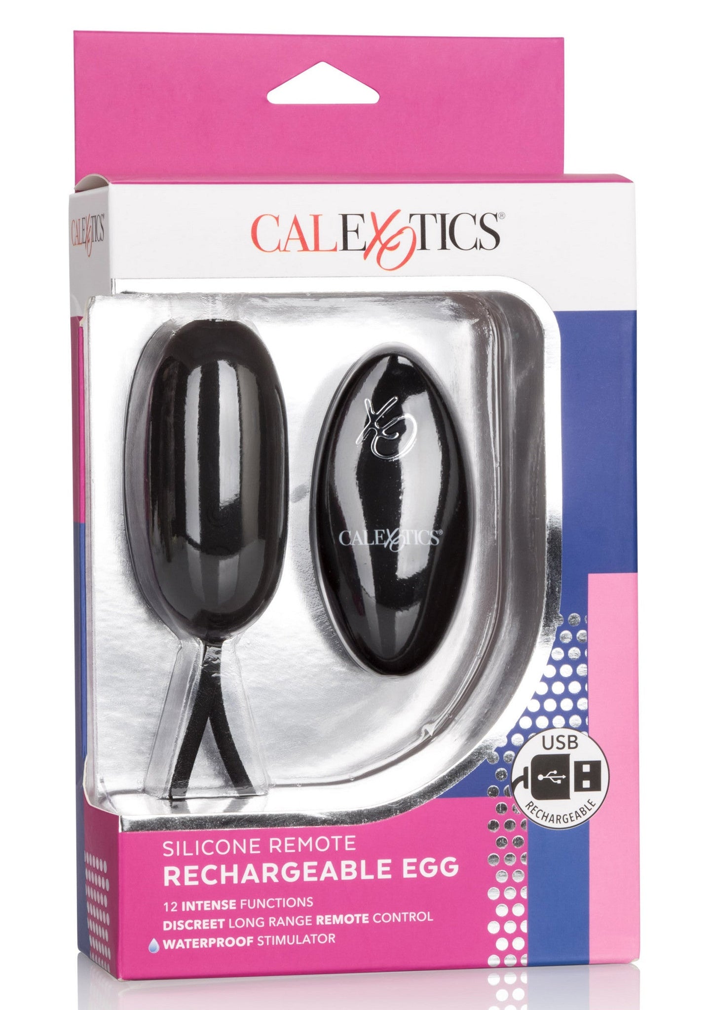 Remote Rechargeable Egg BLACK - 0