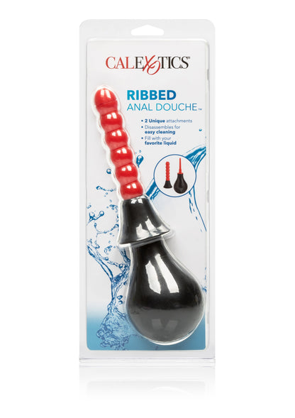 CalExotics Ribbed Anal Douche BLACK - 2