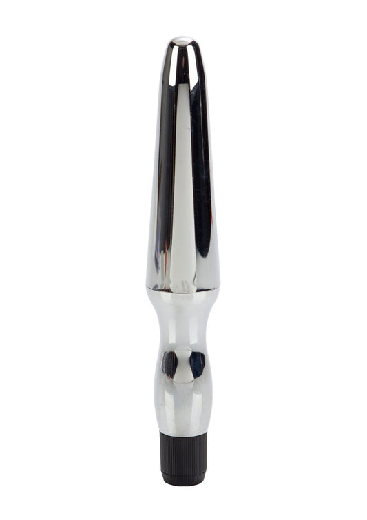 CalExotics Vibrating Waterproof Anal Probe - Silver