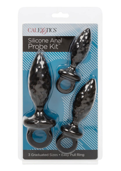 Silicone Anal Probe Kit BLACK - 2