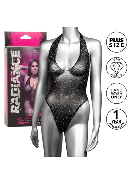 Deep V Bodysuit Plus BLACK PLUS - 5