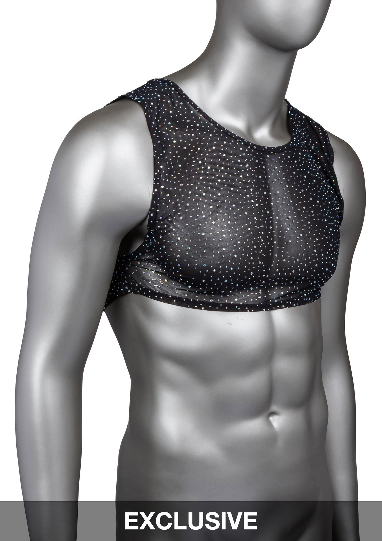 CalExotics Radiance Crop Top BLACK O/S - 3