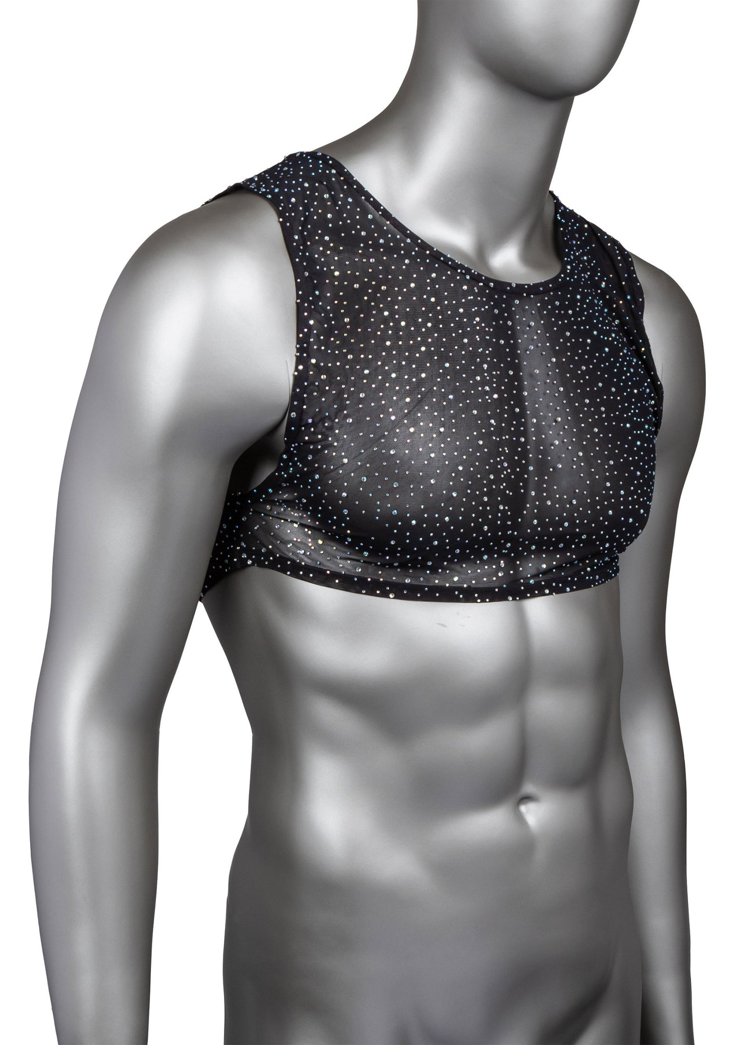 CalExotics Radiance Crop Top BLACK O/S - 1